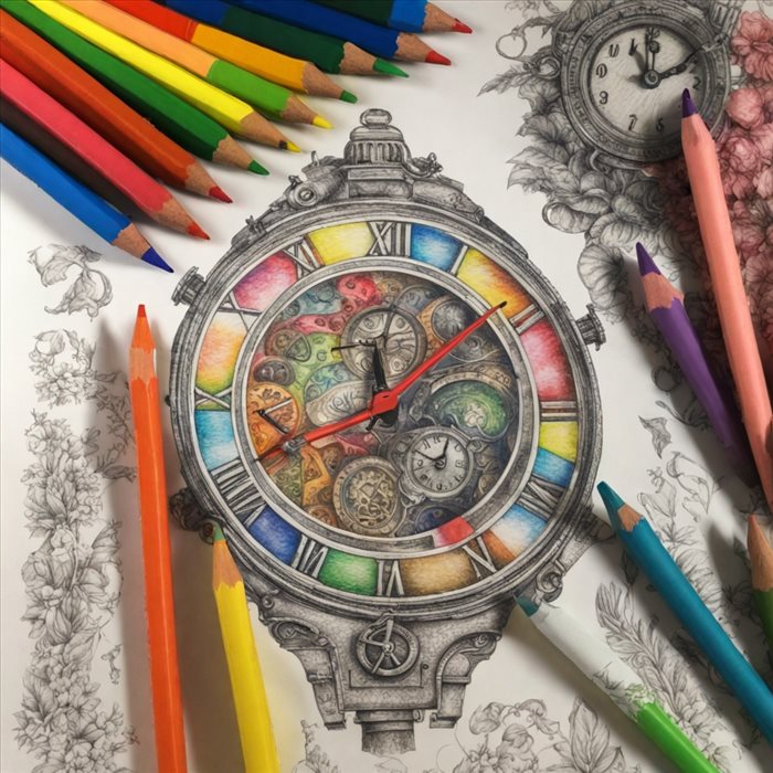 Dessiner une Horloge pour Tatouage